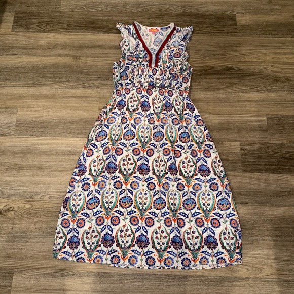 THML Dresses & Skirts - THML Sleeveless Floral Print Dress Boho Maxi Dress Size Women's Large